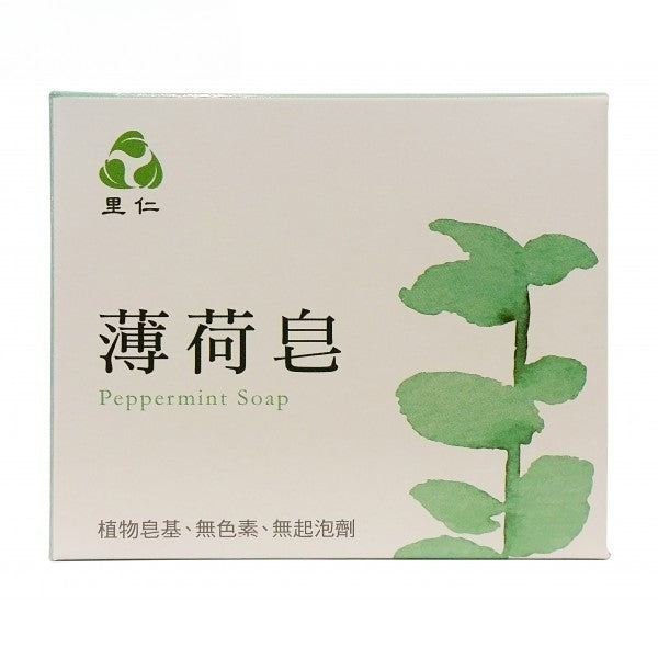 Leezen Peppermint Beauty Bar – Cooling Soap with Natural Peppermint Oil for Daily Cleansing (100g)
