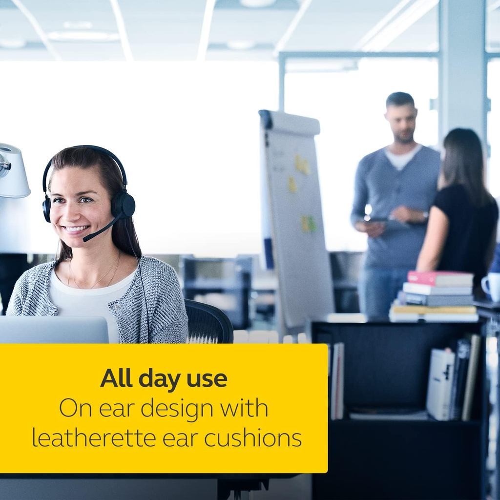 Jabra Evolve 30 II UC Stereo USB Headset 3.5mm Noise Cancelling with Mic HD Audio