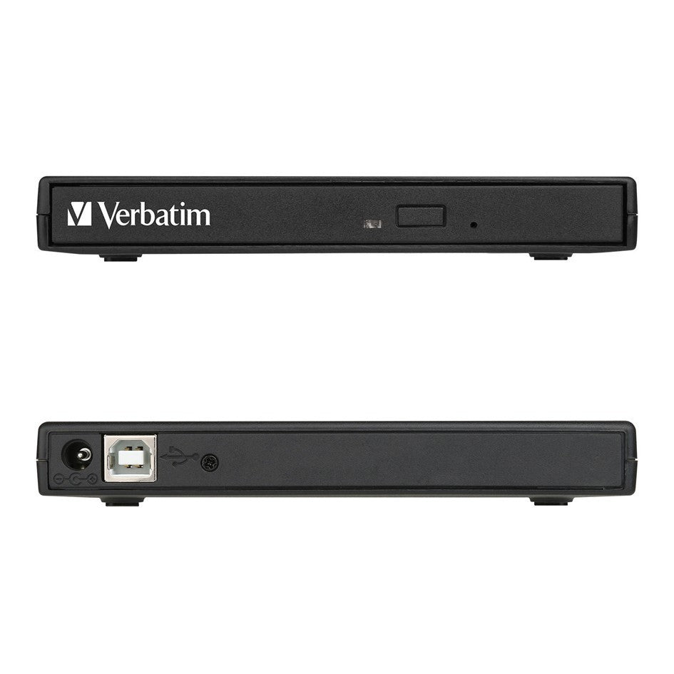 Verbatim External Slim CD DVD Writer USB 2.0 Portable Disk Burner