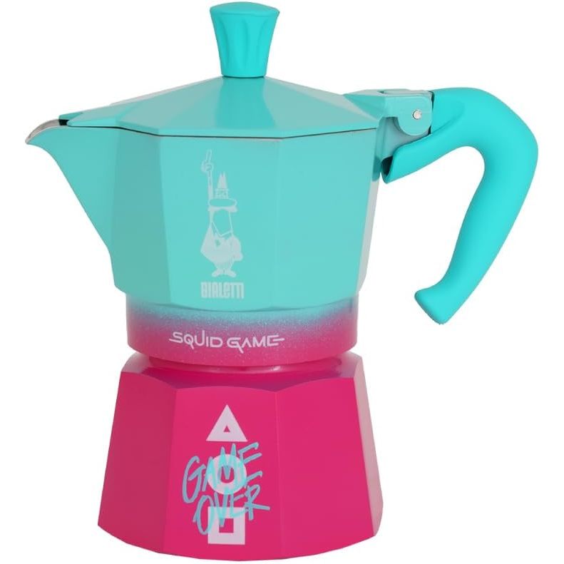 Bialetti × Netflix Squid Game Limited-Edition Moka Express – 3Cup/130 ml Stovetop Espresso Maker