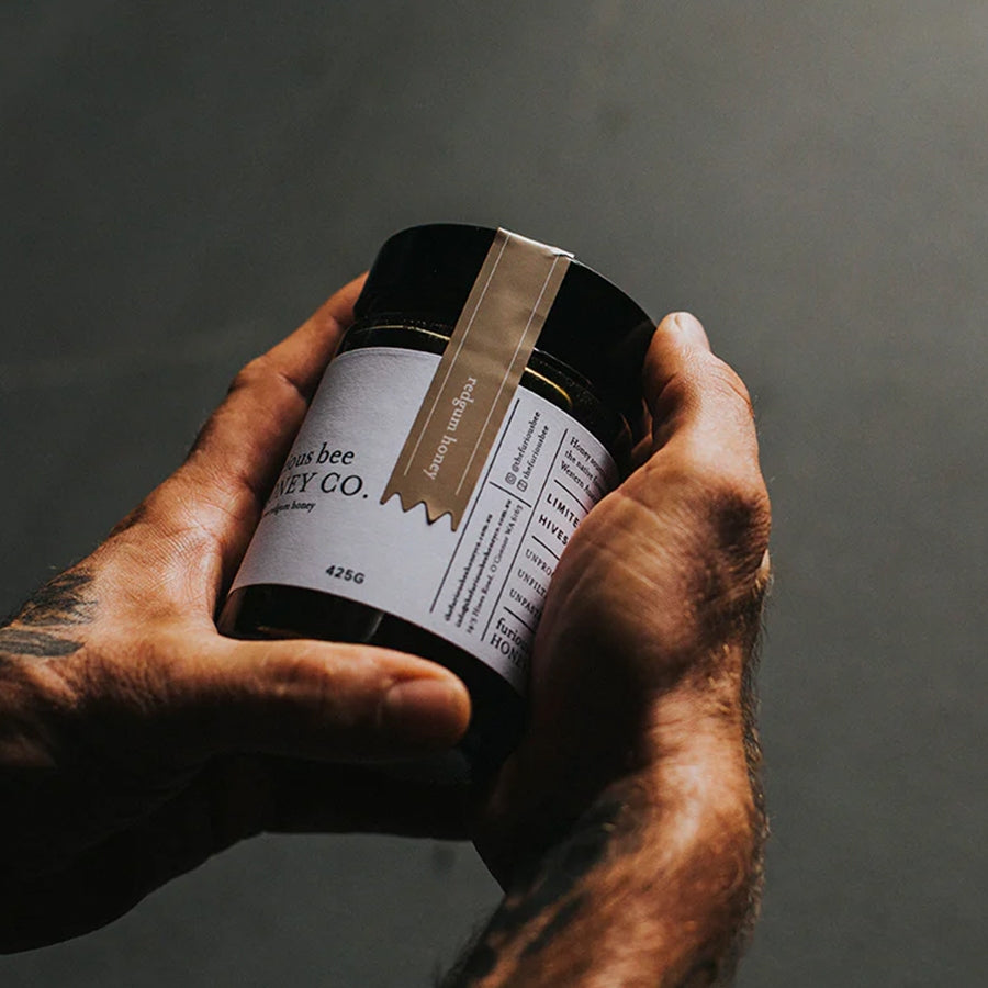 The Furious Bee Honey Co. | Pure 100% Red Gum Marri TA35+ Active Honey (425g)