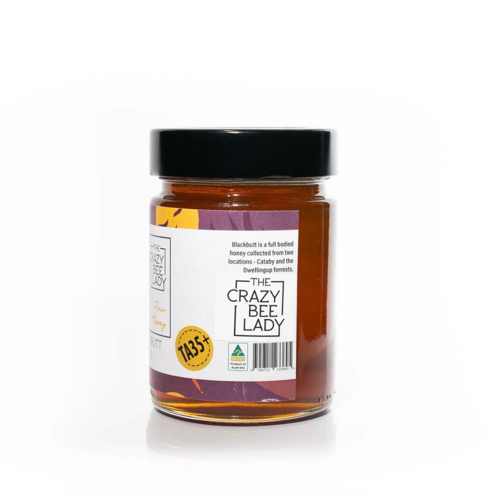 Premium Blackbutt TA35+ Active Honey from Western Australia (420g) | The Crazy Bee Lady