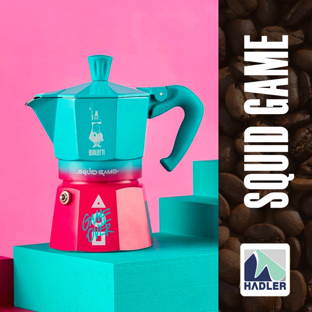 Bialetti × Netflix Squid Game Limited-Edition Moka Express – 3Cup/130 ml Stovetop Espresso Maker