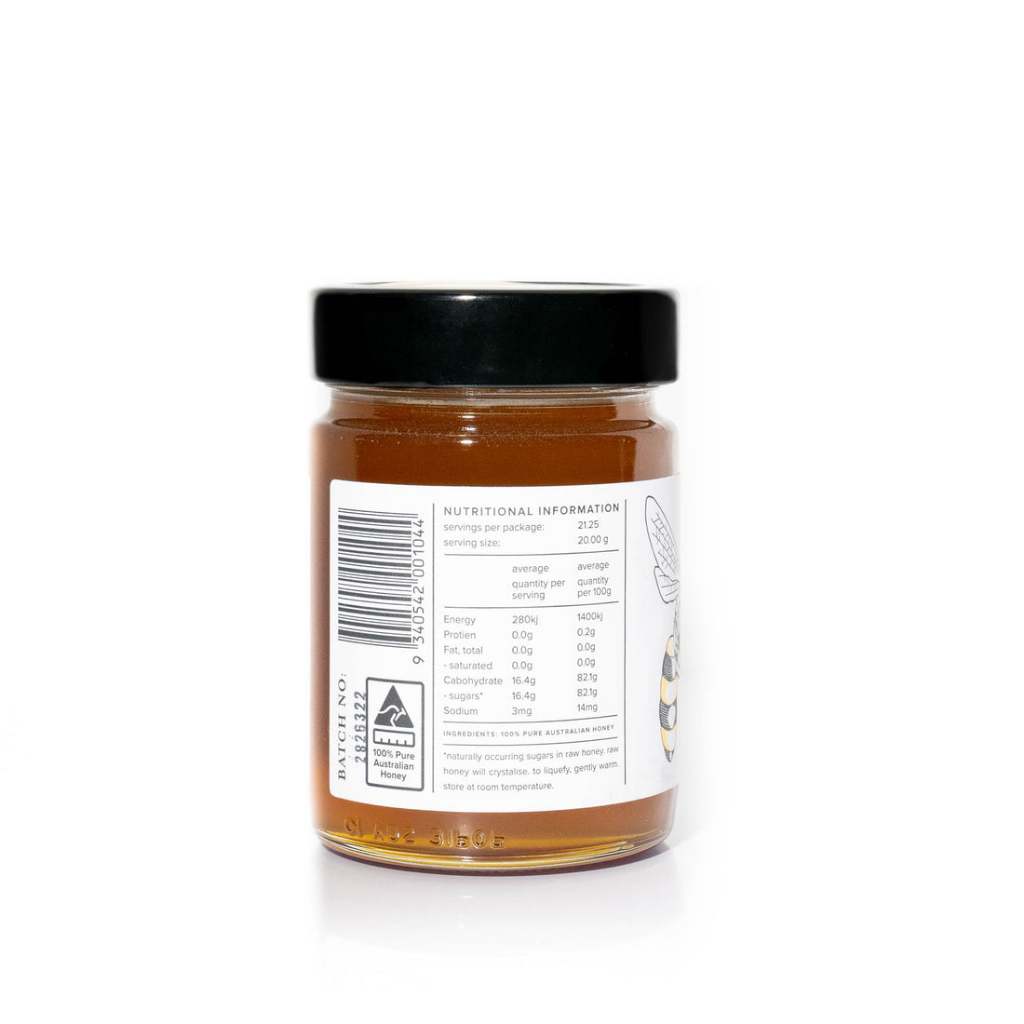 The Furious Bee Honey Co. | Pure 100% Red Gum Marri TA35+ Active Honey (425g)