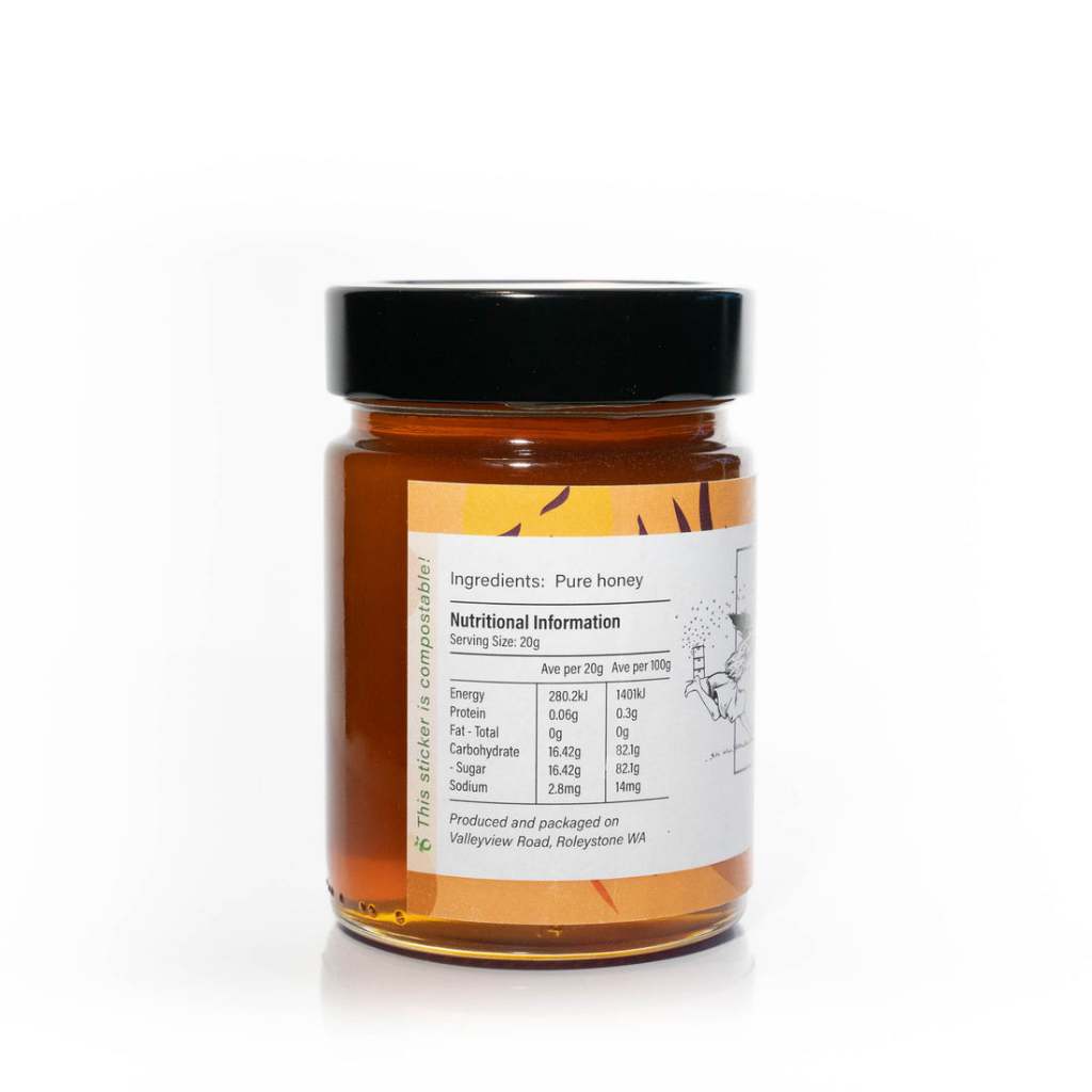 Premium Jarrah TA35+ Active Honey from Western Australia (420g) | The Crazy Bee Lady