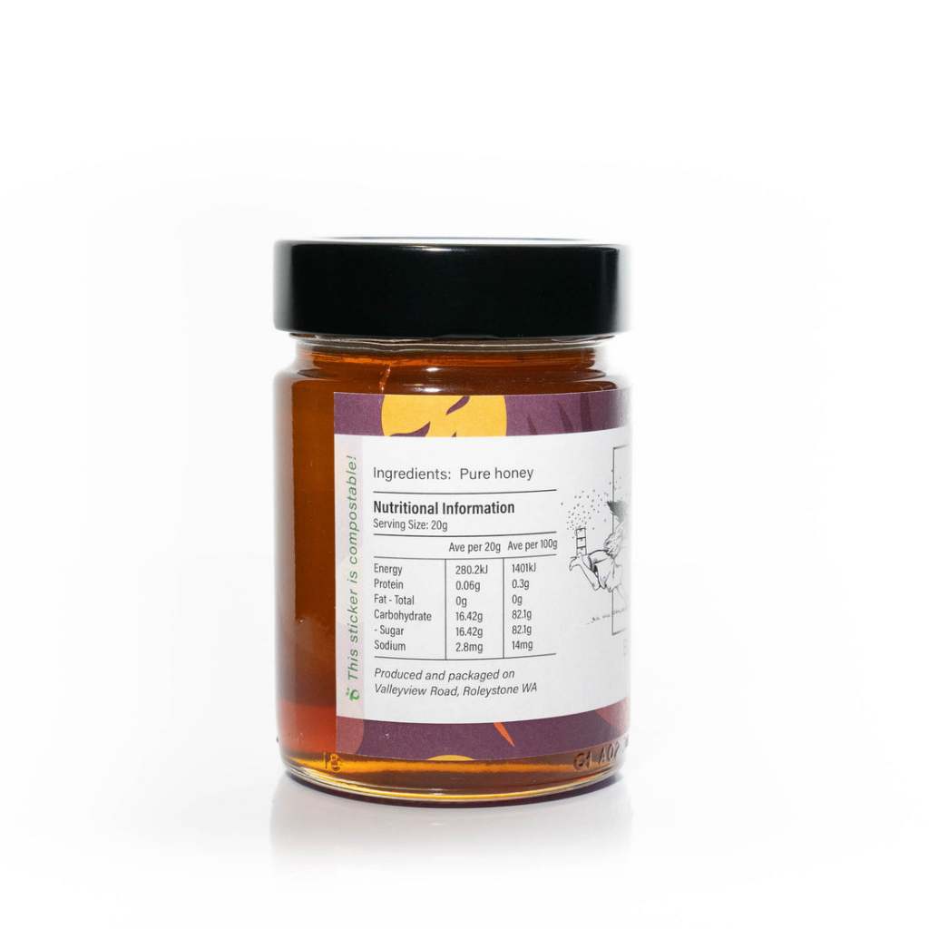 Premium Blackbutt TA35+ Active Honey from Western Australia (420g) | The Crazy Bee Lady