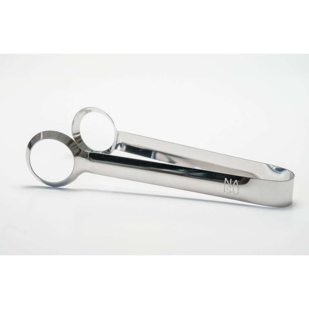 NAISU Stainless Steel Ice Tongs – Precision Grip for Spheres, Diamonds & More