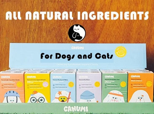 Canumi Natural Fish Toppers - All Flavors for Dogs and Cats