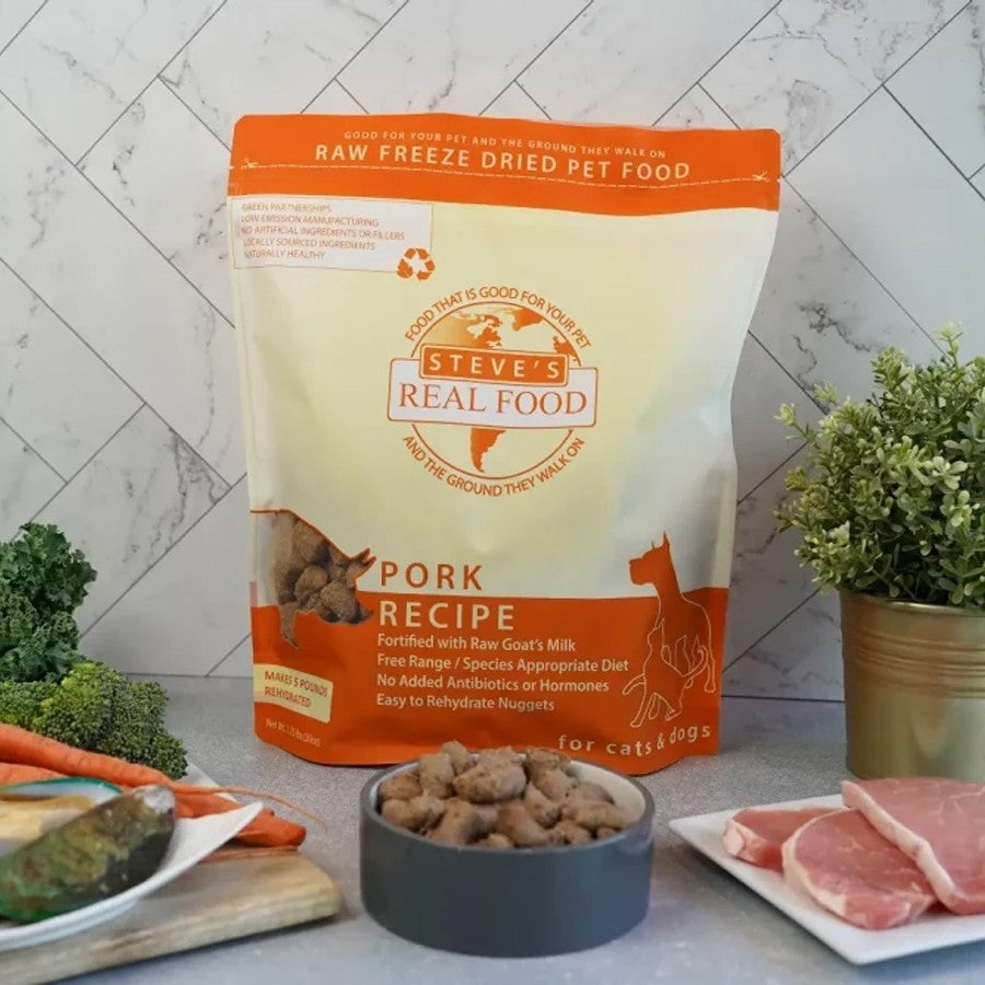 Steve’s Real Food Freeze Dried Complete Food for Cats & Dogs 20oz (567g)