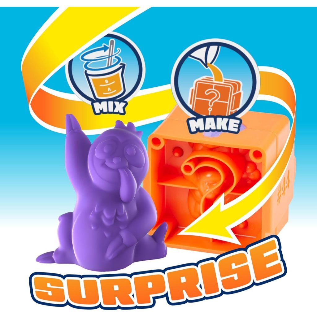 Elmer’s Squishies Minis DIY Kit – Make Your Own Mini Squishy Toys for Kids 6+, Mystery Molds Set