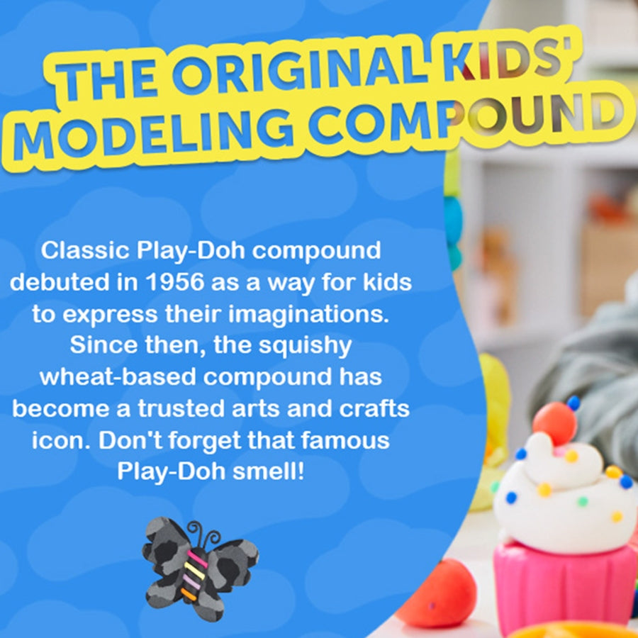 Play-Doh 20 Pack Multicolor Magic Set 2oz Cans | Bulk Modelling Clay for Kids | Party & Craft Fun