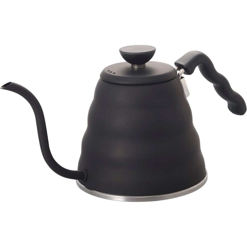 Hario V60 Buono Drip Kettle Matte Black 1.2L | Precision Pour-Over Kettle | Induction & Direct Flame