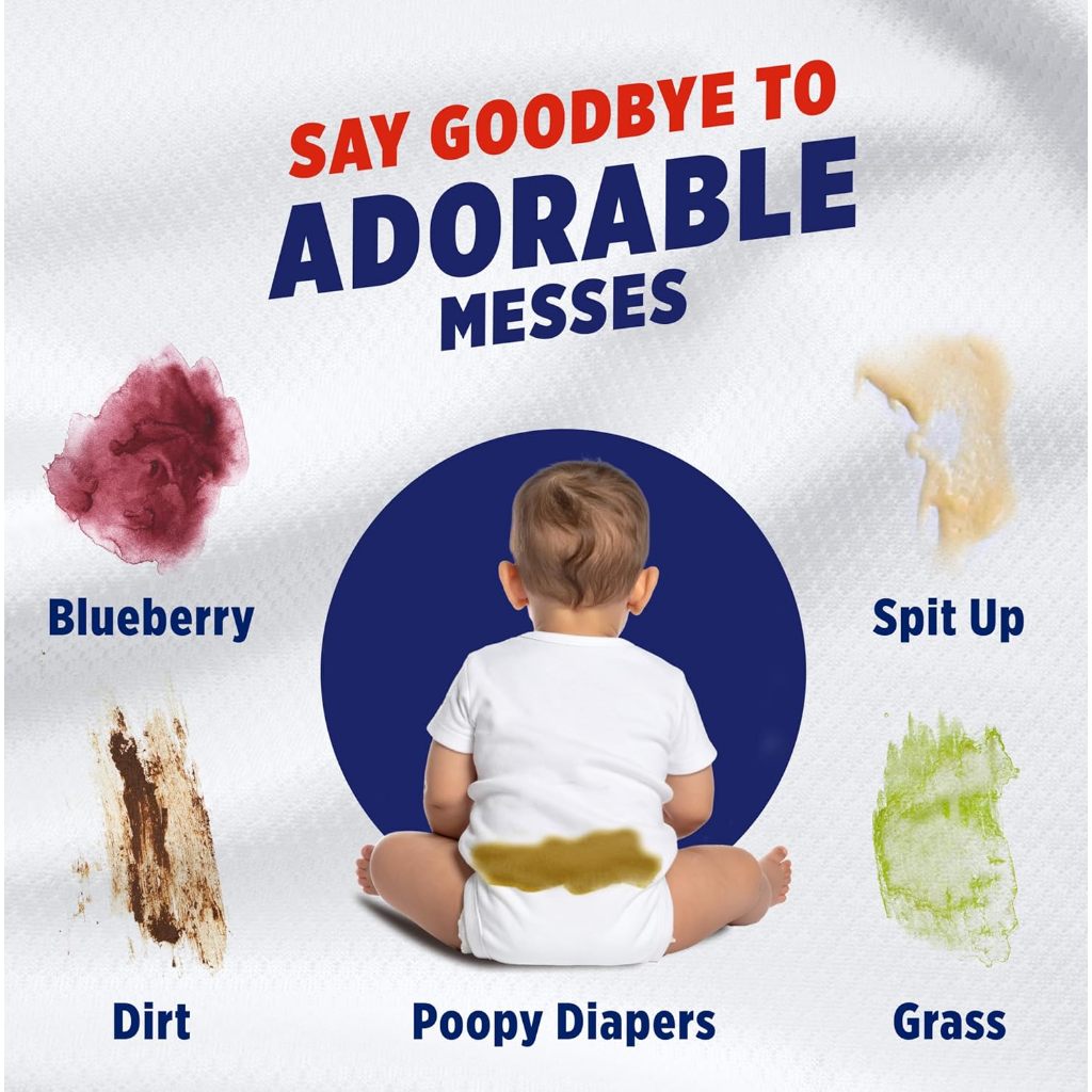 OxiClean 5-in-1 Stain Remover Spray 354ml | Max Force | Removes Tough Dried-In Stains | Grease, Food