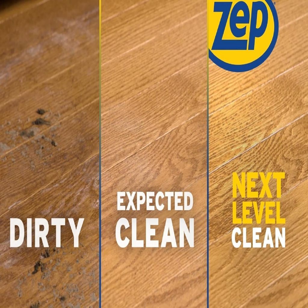 Zep Hardwood & Laminate Floor Cleaner 946ml No Rinse Streak-Free Wood Floor Cleaner