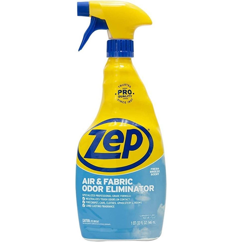 Zep Air & Fabric Odor Eliminator Spray 32/128oz Trash Odor & Fabric Freshener
