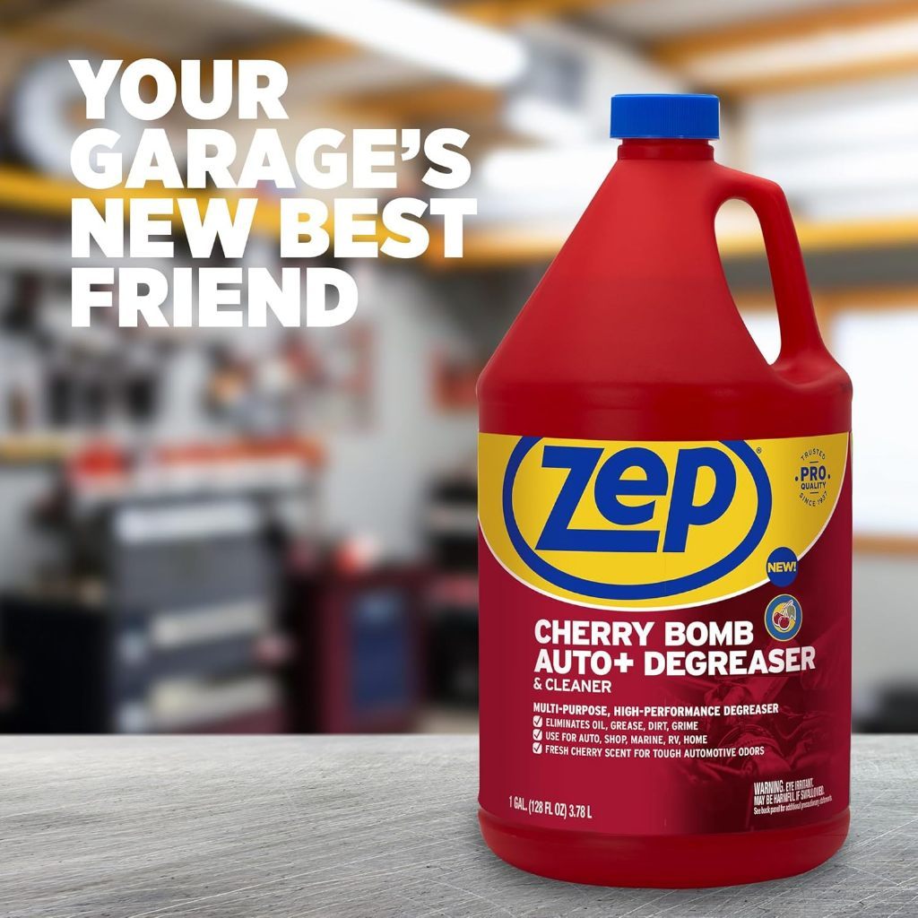 Zep Cherry Bomb Auto+ Degreaser 3.78L Heavy Duty Cleaner for Car, Marine & Home Made in USA