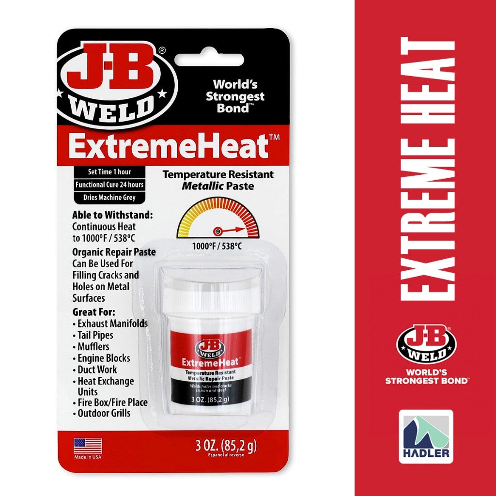 J-B Weld ExtremeHeat High Temperature Metallic Paste 3oz