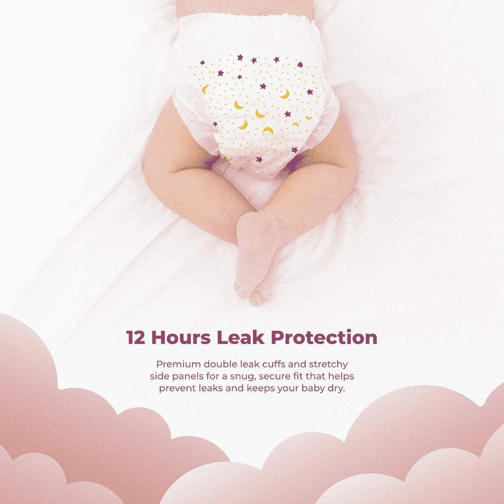 Peachy Bum Cloud Soft Diaper Pants - XX Large Size (28 Pieces)