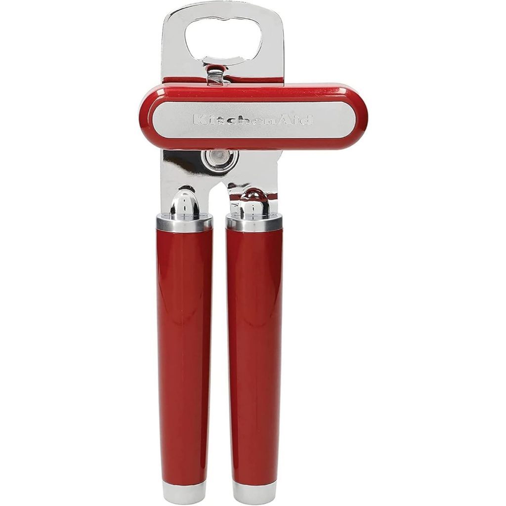 KitchenAid Classic Can & Bottle Opener 8.34 Inch (Black, Red & Pistachio)