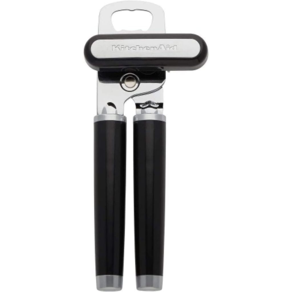 KitchenAid Classic Can & Bottle Opener 8.34 Inch (Black, Red & Pistachio)