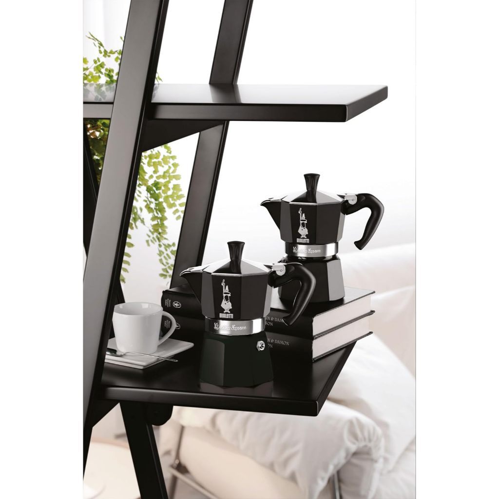 Bialetti Moka Express Black Espresso Maker 3 Cups