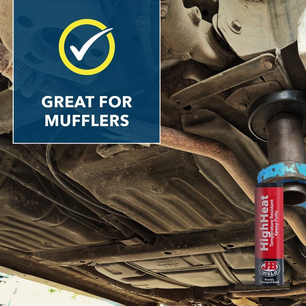J-B Weld HighHeat Epoxy Putty Stick 2oz | Heat Resistant Metal Repair up to 500°F (260°C)