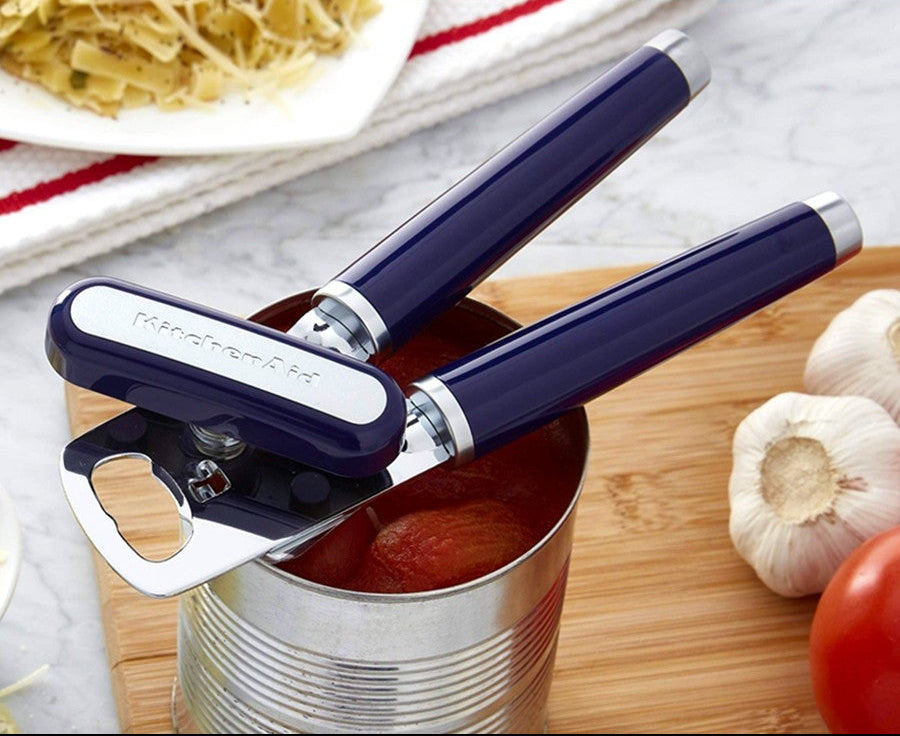 KitchenAid Classic Can & Bottle Opener 8.34 Inch (Black, Red & Pistachio)