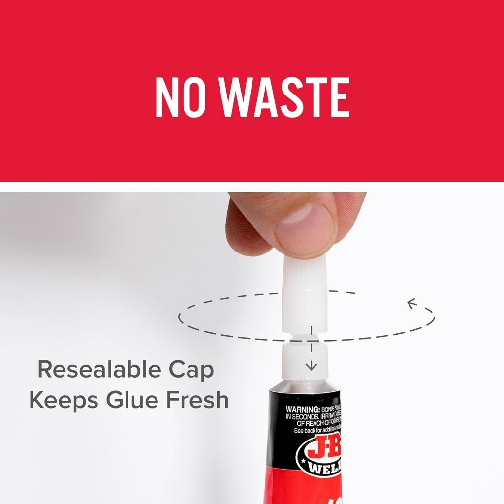 J-B Weld SuperWeld Extreme Super Glue 15g | High-Strength Instant Adhesive | No-Drip Formula