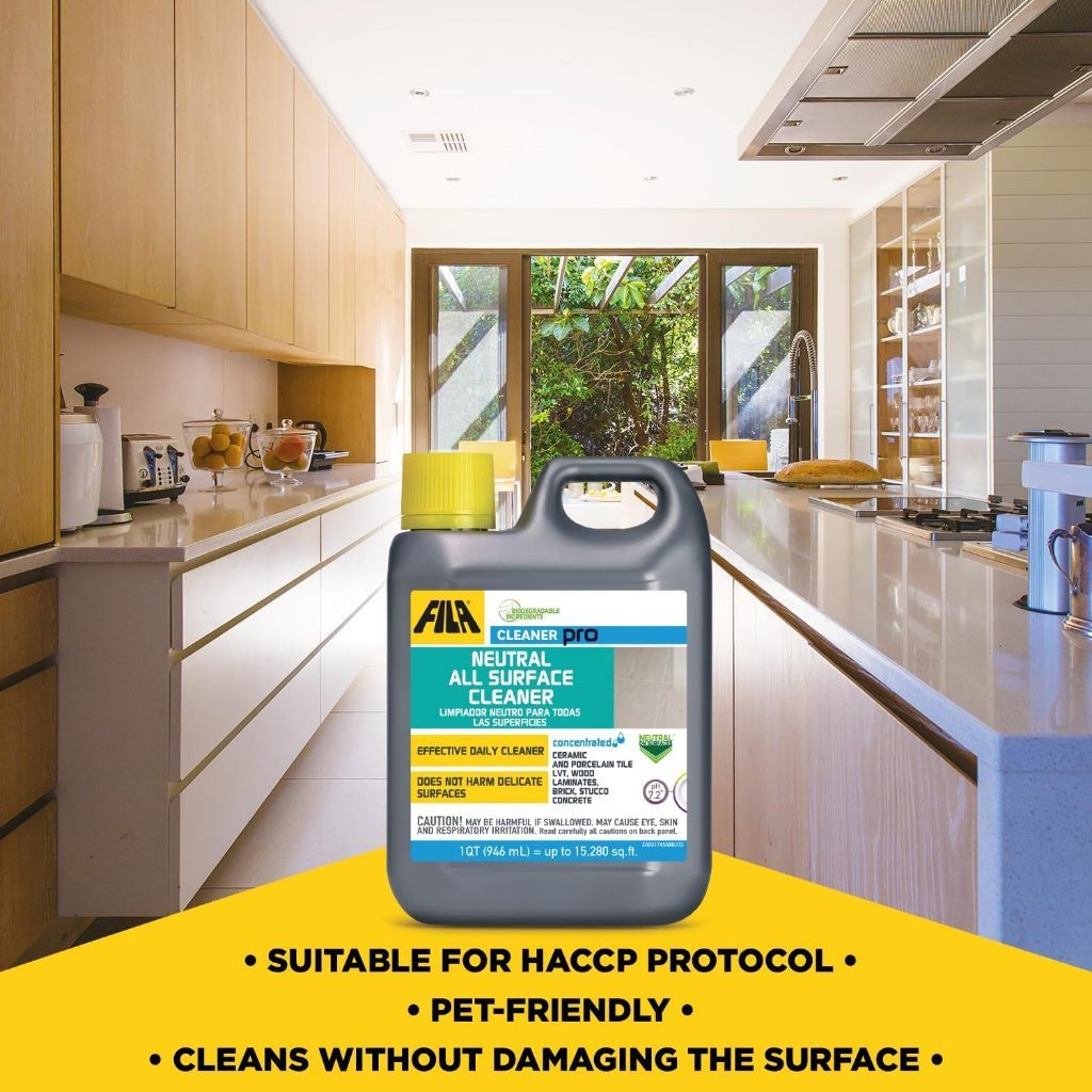 FILA Cleaner Pro All Surface Cleaner 946ml | Concentrated Floor Cleaner | Tile, Wood, Stone, Laminate