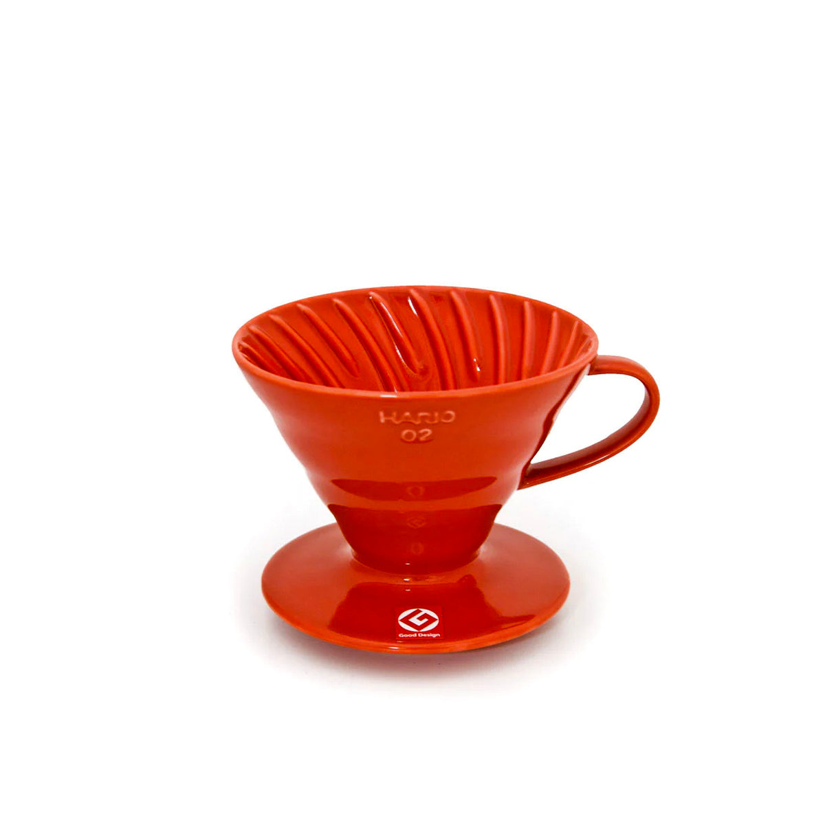Hario V60 Red Ceramic Dripper 01/02