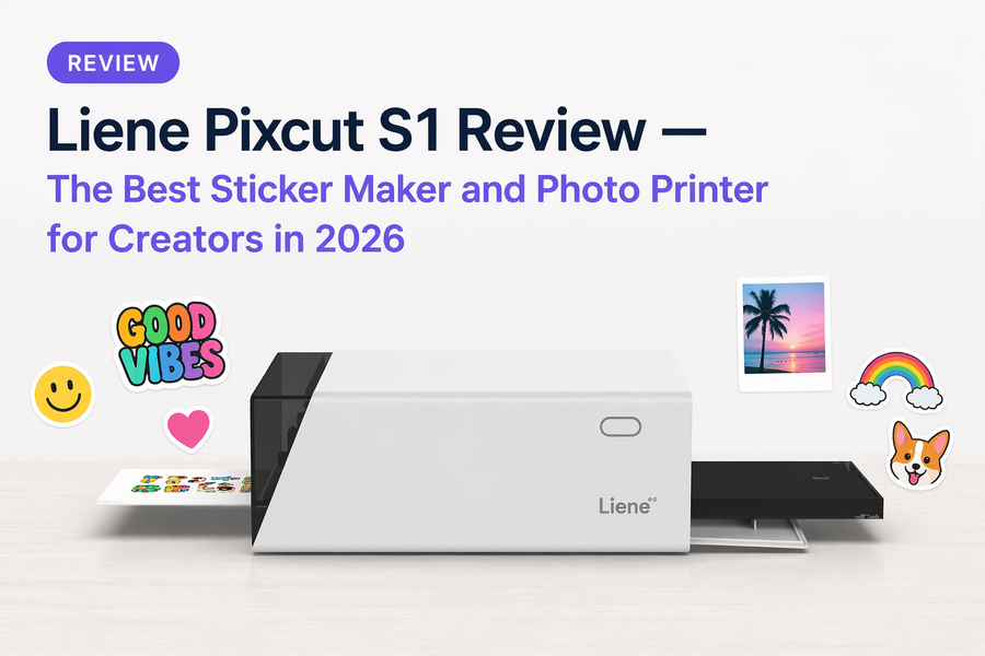 Liene Pixcut S1 Review 2026 — Best Sticker Maker Machine for DIY ...