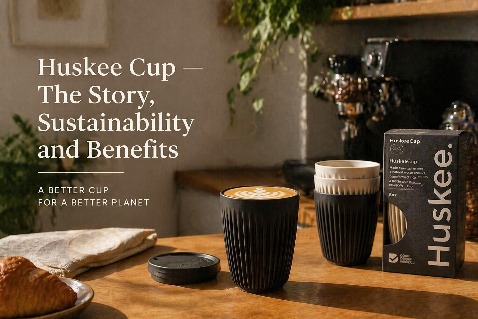Huskee Cup — The Story Behind the Cup Made from Coffee Waste