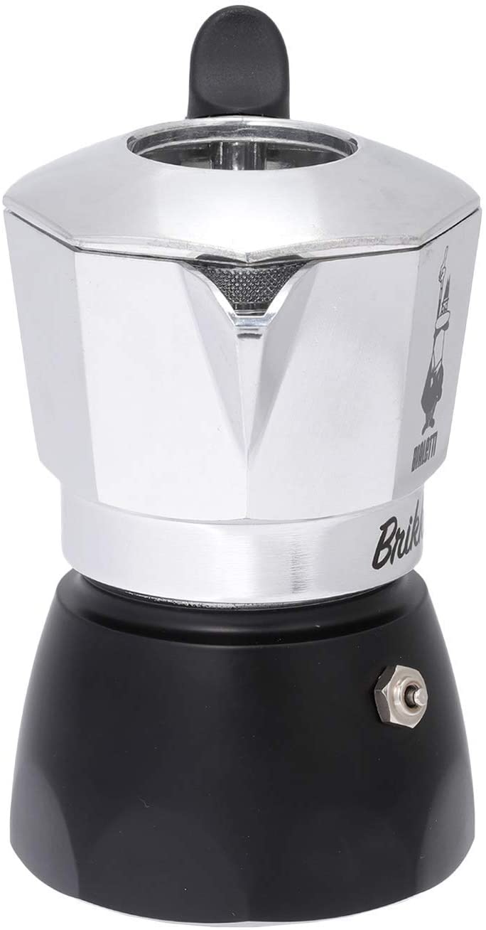 Bialetti Brikka Black Coffee Expresso Maker [2 | 4 Cups]