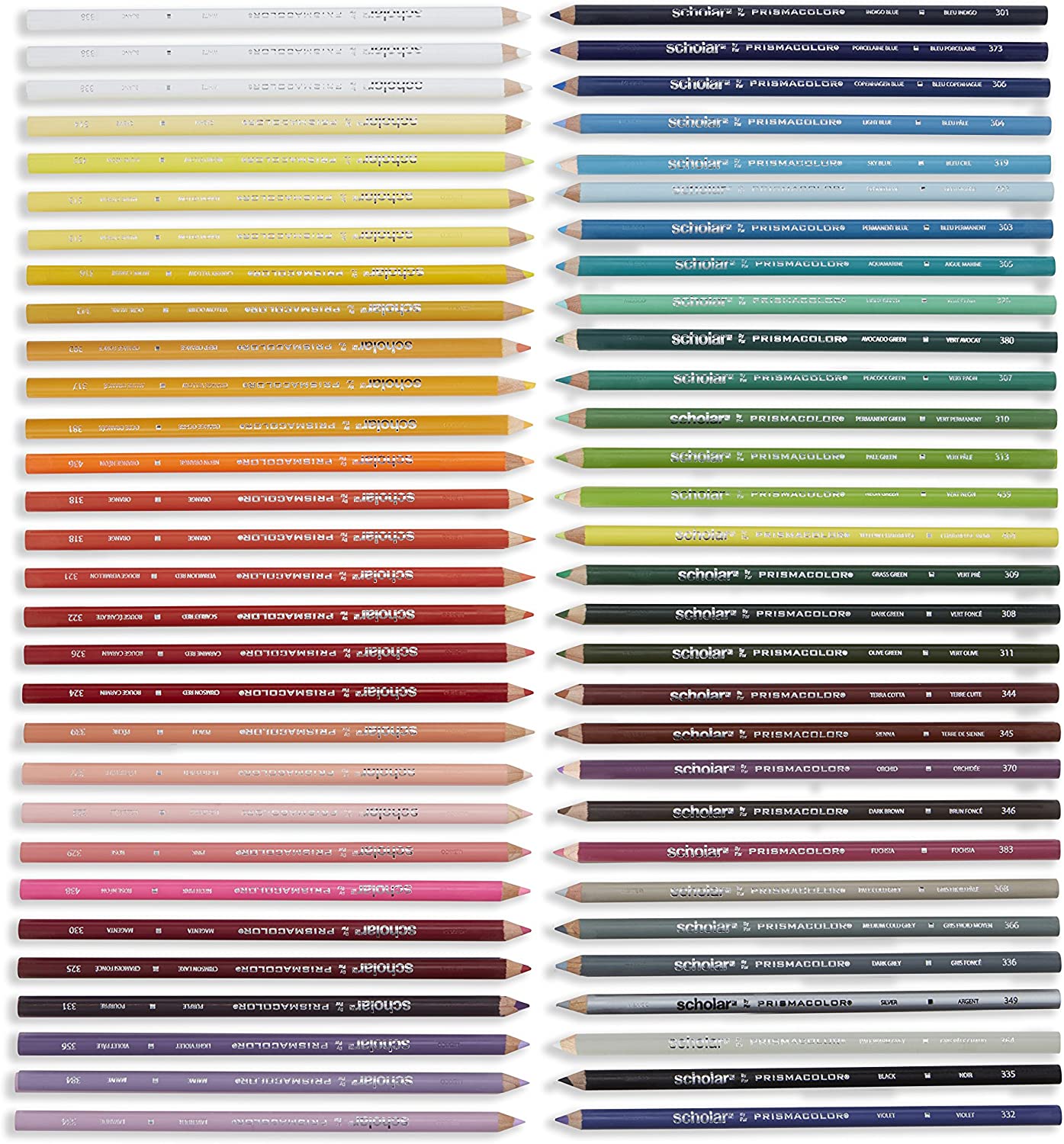 Prismacolor Scholar Colored Pencils [Set of 60]