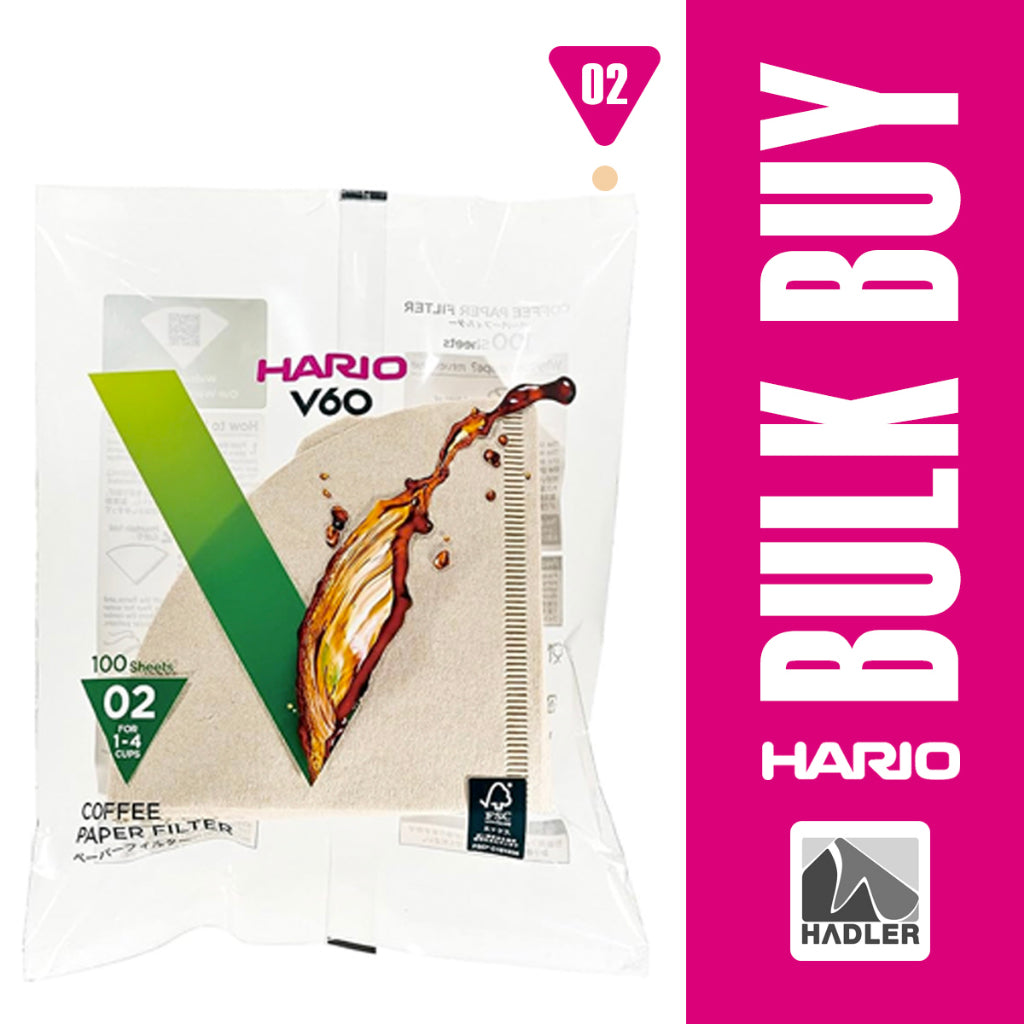 Hario Filter Paper 02 Natural [10/20/50 Packs]