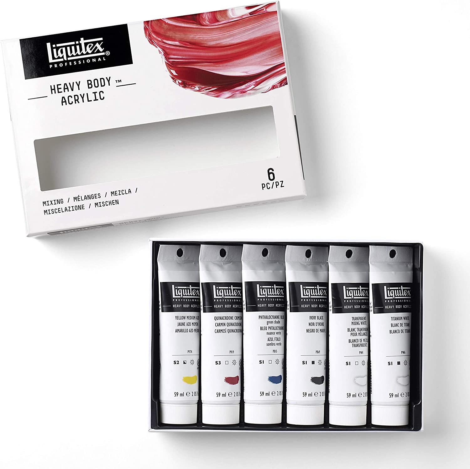 Liquitex Professional 59ml Heavy Body Acrylic Paint [4/6 Set]