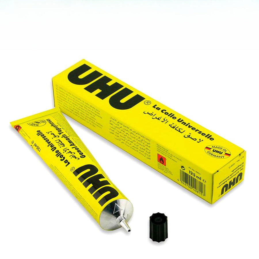 UHU All Purpose Adhesive Glue 125ml | Crystal Clear Multi-Purpose Liquid Glue