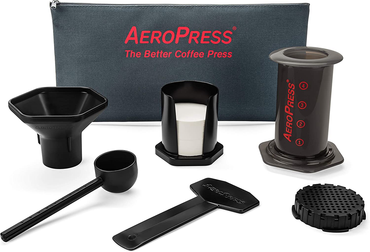 AeroPress Coffee and Espresso Maker with Tote Bag