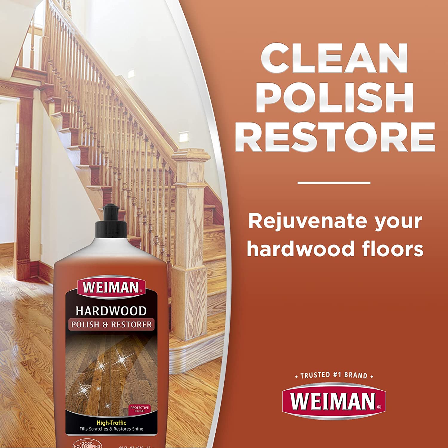 Weiman High Traffic Hardwood Cleaner/Polish & Restorer [946ml]