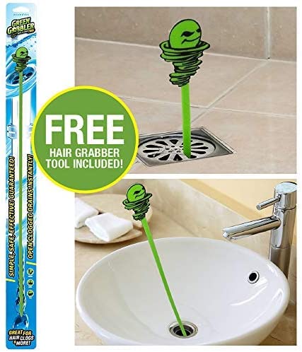 Green Gobbler Drain and Toilet Clogs Opener [3 Packs]