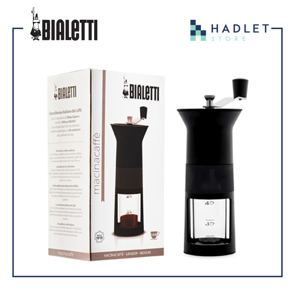 Bialetti Coffee Hand Grinder Macinacaffe [Black/Red]