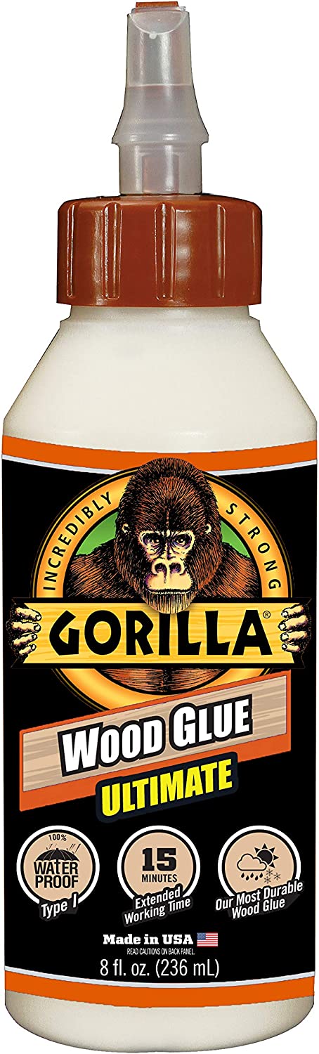 Gorilla Ultimate Wood Glue Bottle 4/8/18 oz