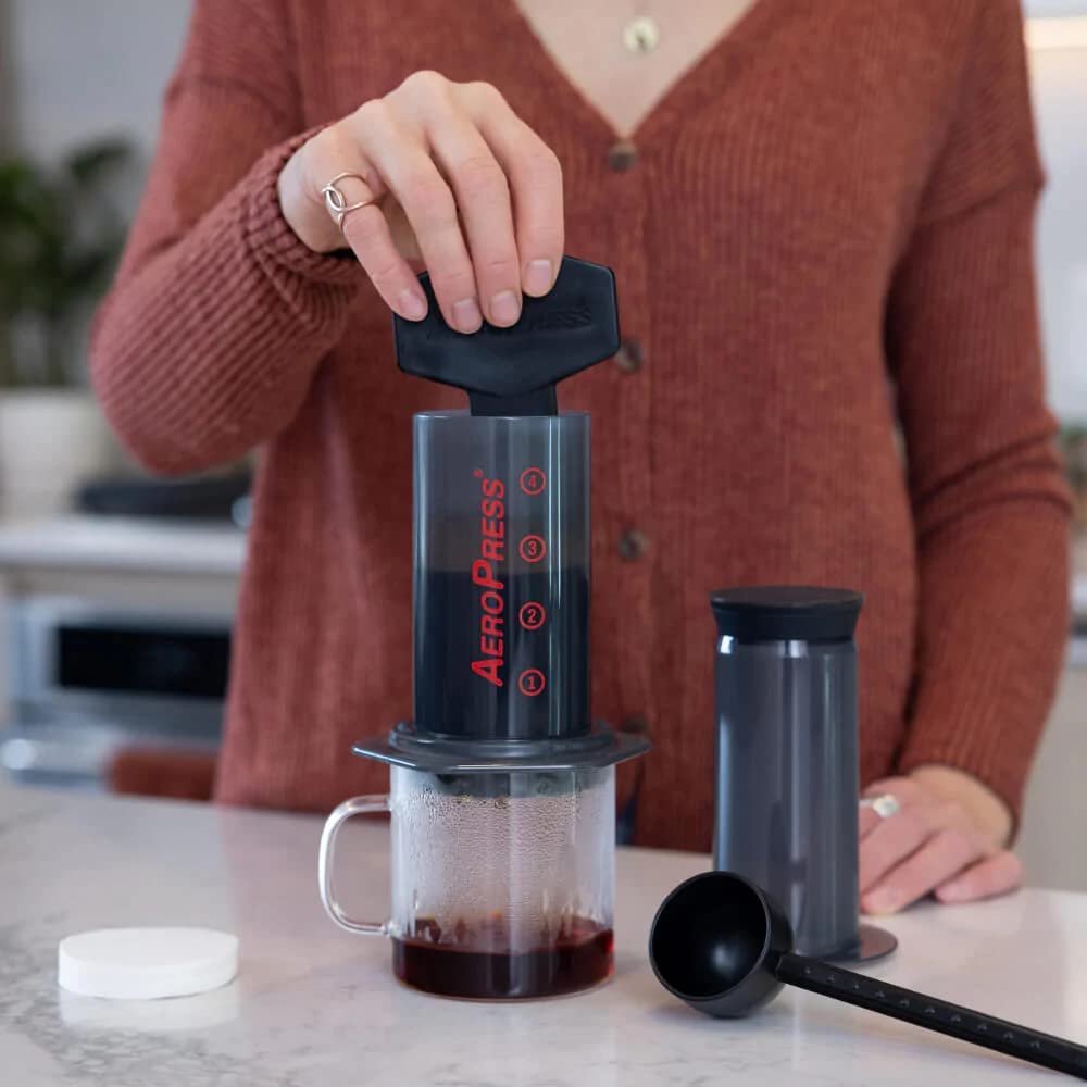AeroPress Coffee and Espresso Maker with Tote Bag
