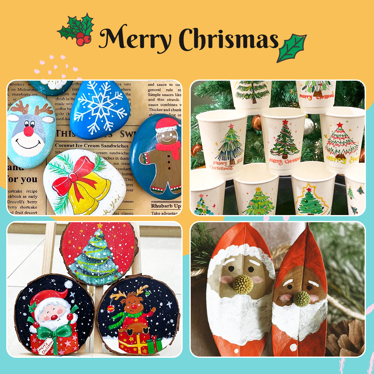 Arrtx 36 Colors Acrylic Brush Paint Pens