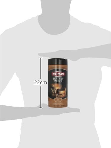 Weiman Leather Wipes, 7 x 8 Inches [Pack of 30]