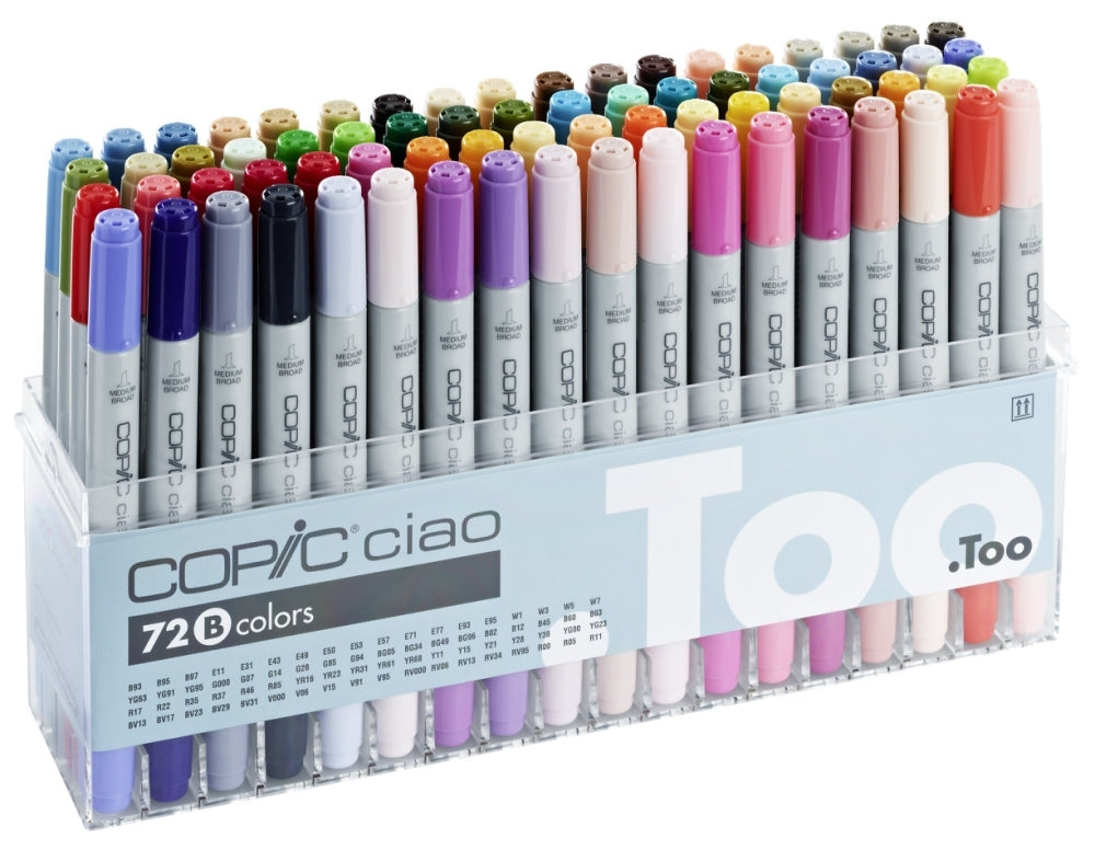 Copic Ciao 72 Marker Pen Set (A/B)