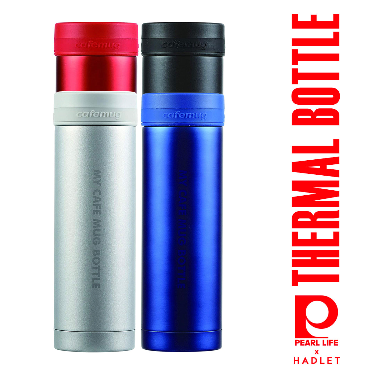 Pearl Metal My Cafe Mug Thermal Bottle 300ml Portable [Various Colors]