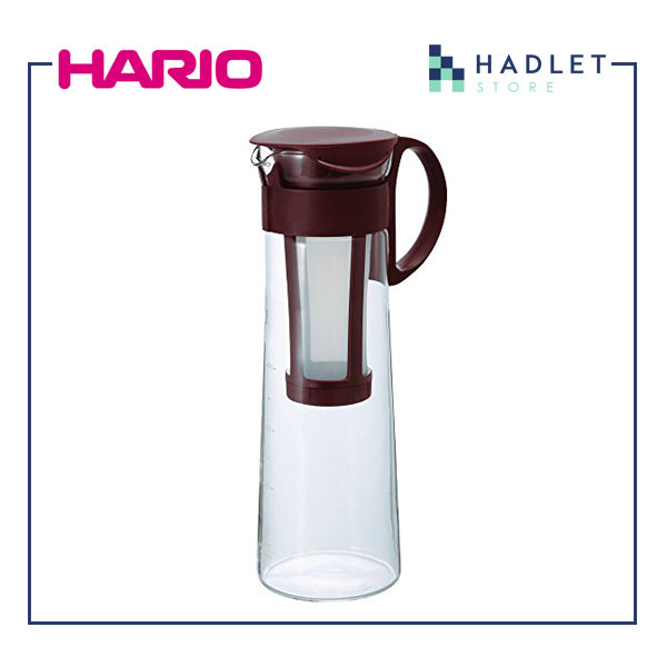 Hario "Mizudashi" Cold Brew Coffee Pot, 600/1000ml, Brown/Red