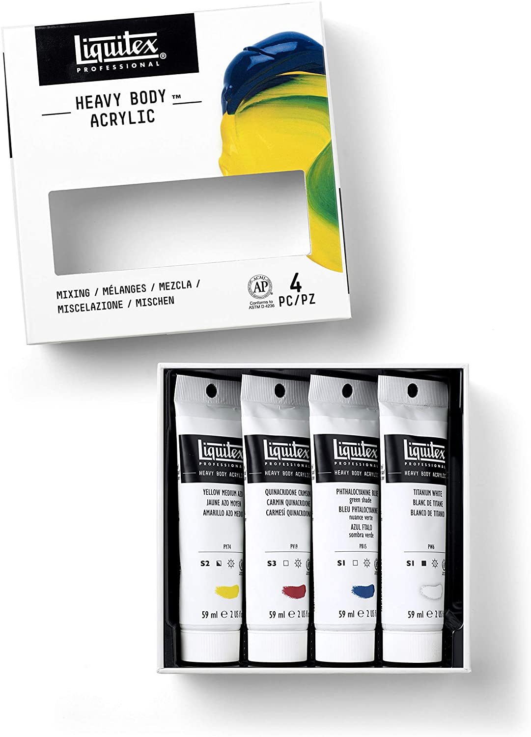 Liquitex Professional 59ml Heavy Body Acrylic Paint [4/6 Set]