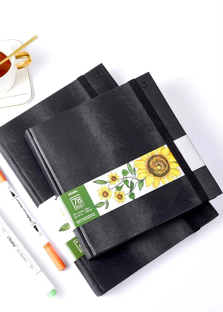 Ohuhu Alcohol Marker Pads Art Sketchbook 120Lb/200Gsm [78 Sheet] Various Sizes